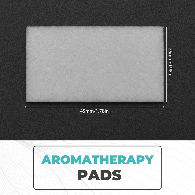 100Pcs Unscented Refills Aromatherapy Pads Arom Oil Pads Electric Diffusers Pads for Car Fragrance& Ball Plugs Diffusers-AT35