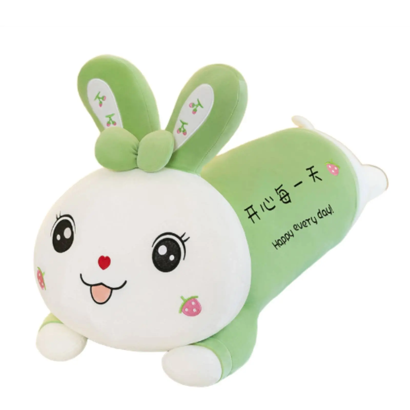 

Милая плюшевая игрушка-кролик, длинная подушка-обнимашка, мягкая мягкая игрушка-кукла для детей, девочек, подушка для ног для сна на боку, случайный дизайн