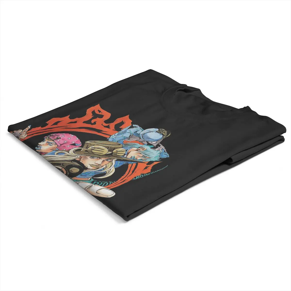 SBR Steel Ball Run Characters T-Shirts for Men Jojos Bizarre Adventure Anime Jjba Manga Humorous 100% Cotton printed Clothing