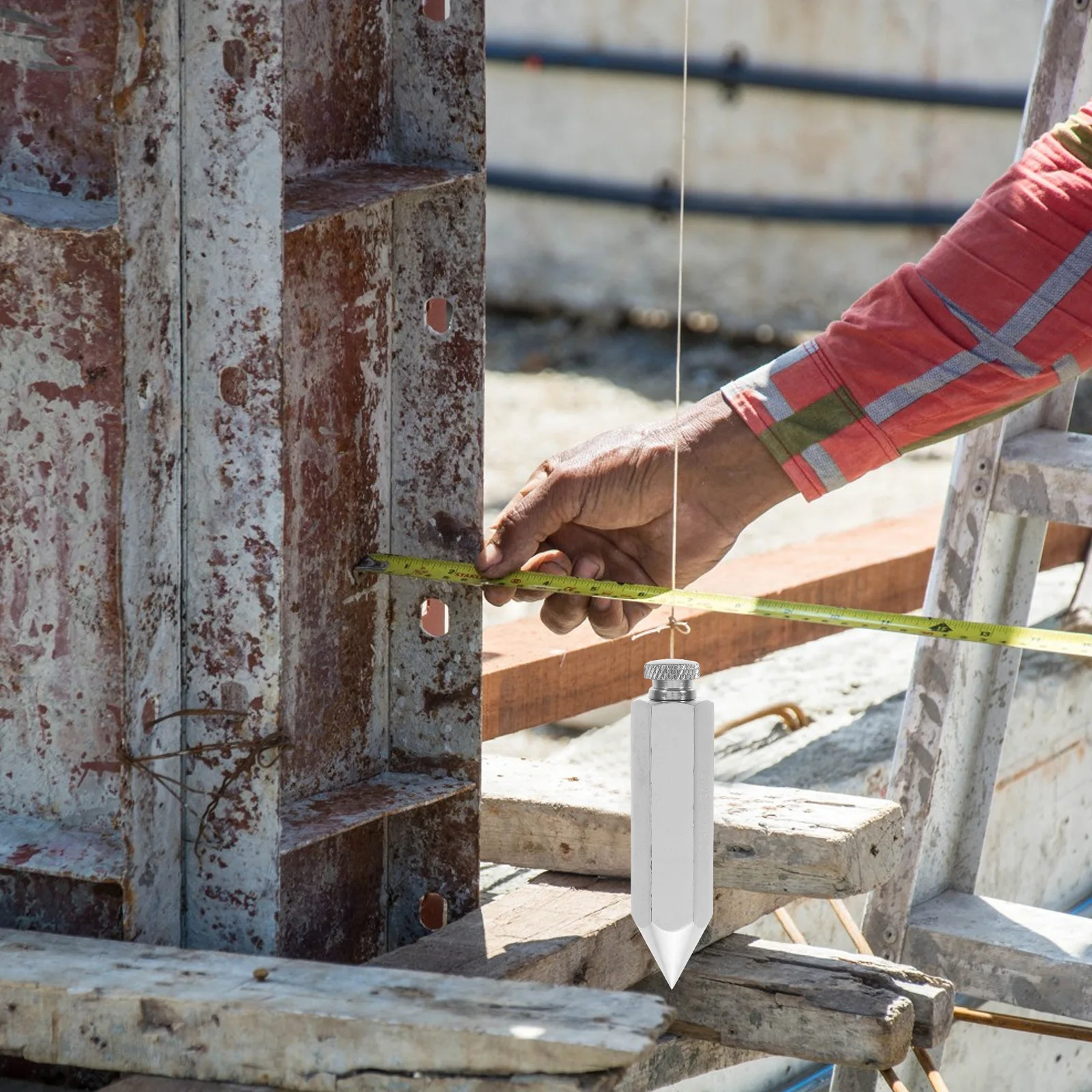 

1pc Plumb Bob Wire Hammer Vertical Measuring Tool Construction Engineering Furniture Decoration Building