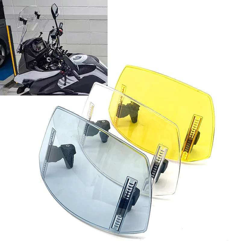 Универсальный мотоцикл T350 с зажимом для поднятия ветрового стекла, удлинитель ветрового стекла, спойлер, дефлектор воздуха, подходит для Zontes 350-T2 T350X T310 703F Универсальный мотоцикл T350 с зажимом для поднятия ветрового стекла, удлинитель ветрового стекла, спойлер, дефлектор воздуха, подходит для Zontes 350-T2 T350X T310 703F