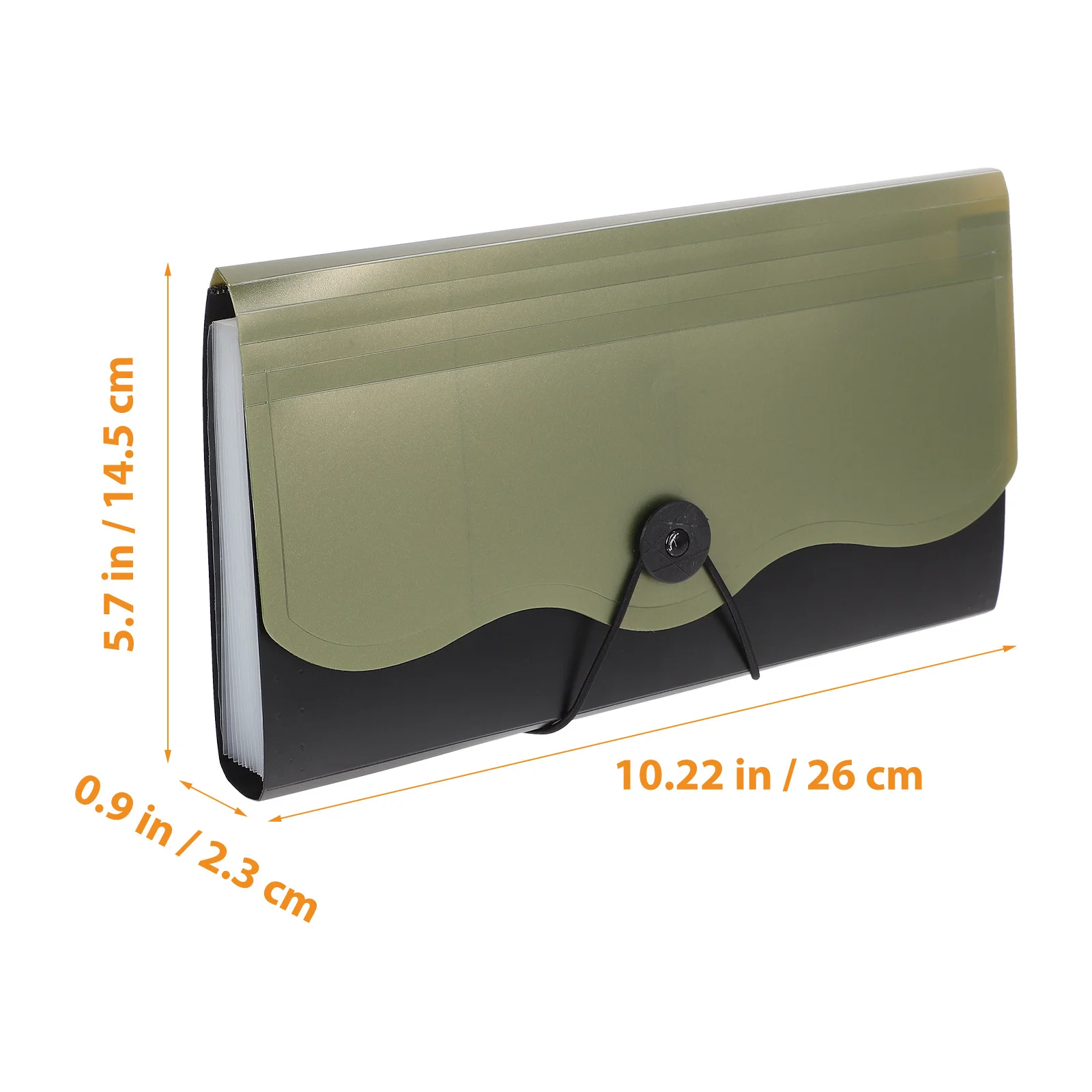 B5 Expanding File Folder Organizer Portable Document Storage Bag For Bills Receipts Tickets Checks Multipurpose Paper Organizer