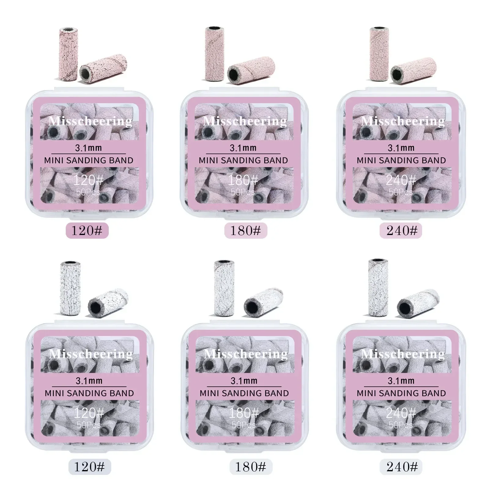 مثقاب أظافر صغير صغير مع مزيل نسيج الجلد الميت ، أداة وردية لتلميع الأظافر والباديكير ، Bit 148