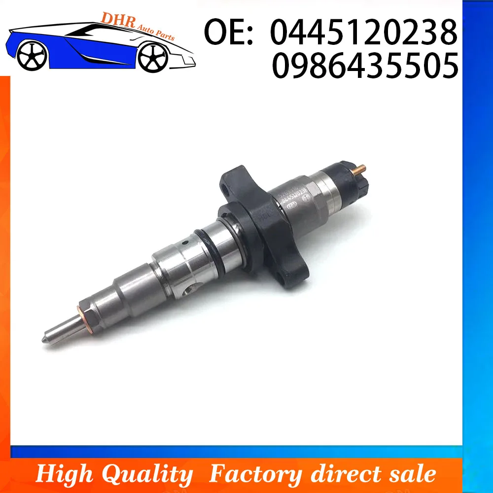 

1PC 0445120032 0445120103 0445120208 0 445 120 238 New Fuel Injector 0445120238 For 2004-2009 DODGE RAM CUMMINS 5.9L 5-81214 6D