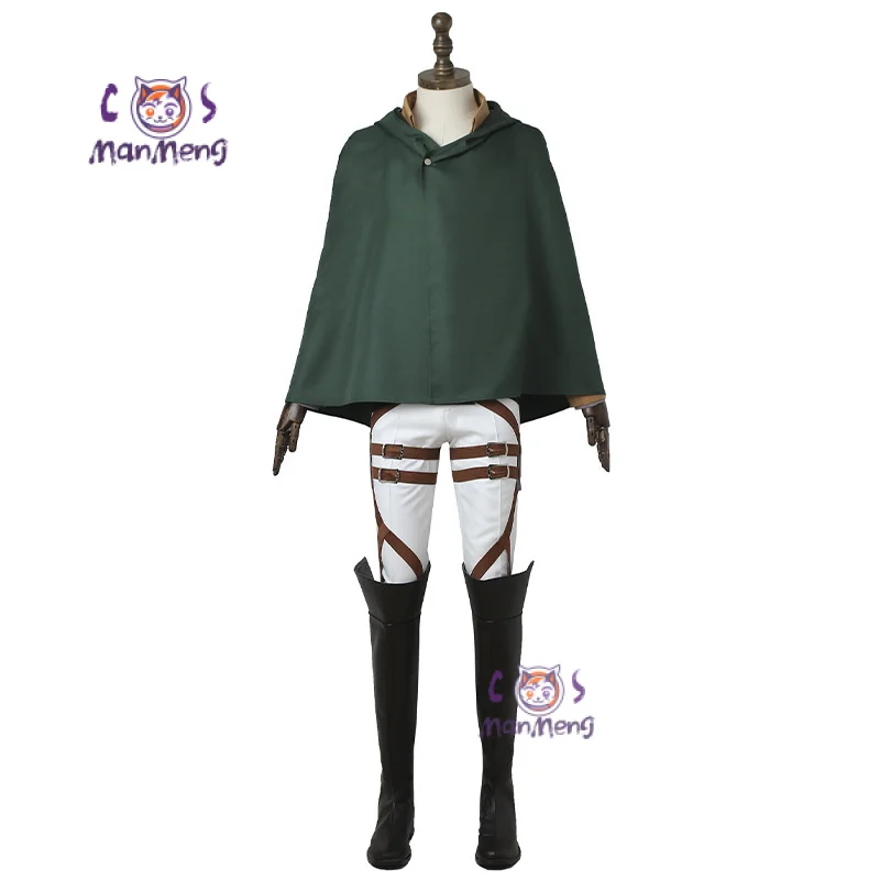 

Cosplay Anime Levi Ackerman Mikasa Cosplay Costume Eren Jaeger Outfits Hange Zoe Full Set