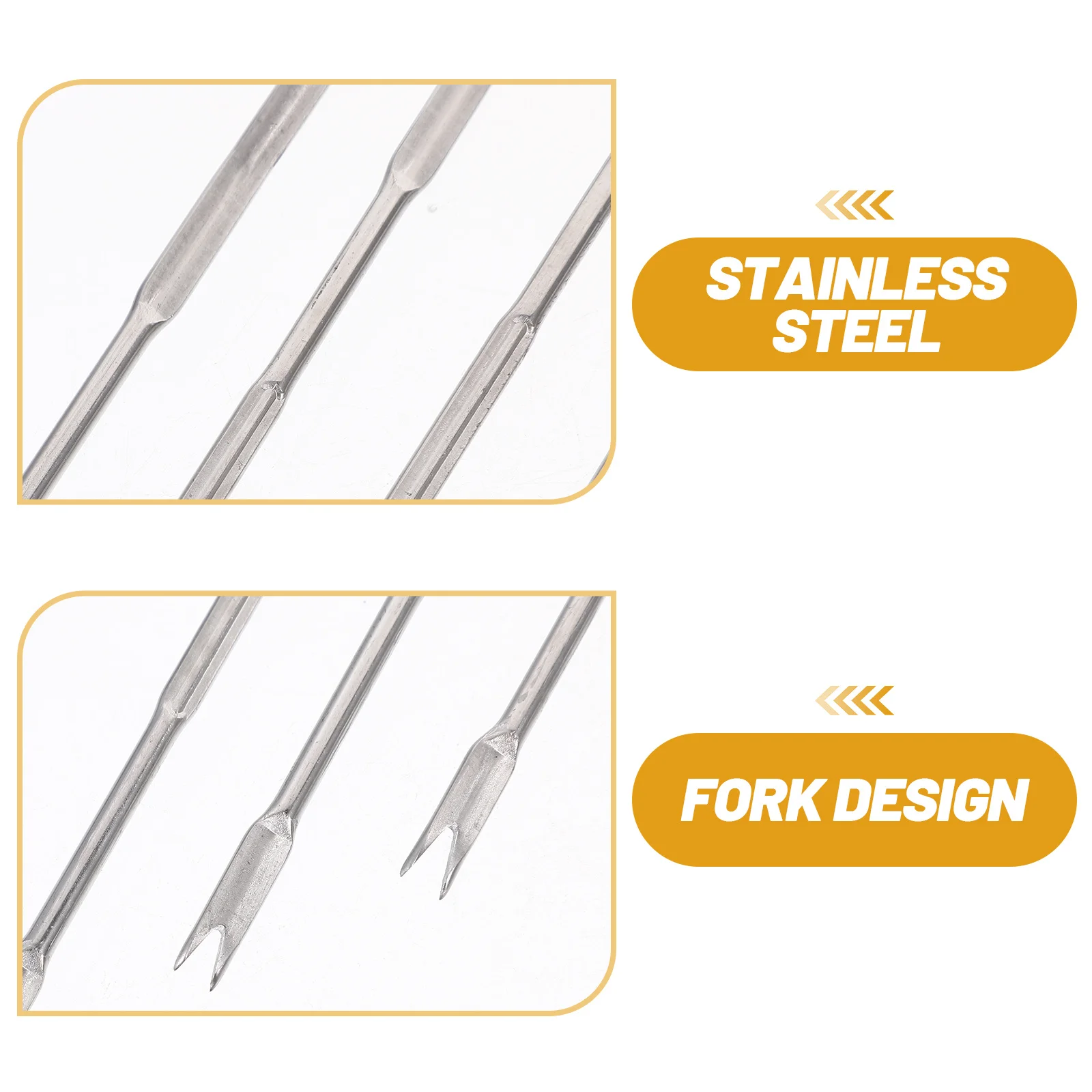 

12Pcs Stainless Steel Shellfish Forks Ergonomic Seafood Tools Lobster Crab Nut Picks Crab Fork Lobster Forks Nut