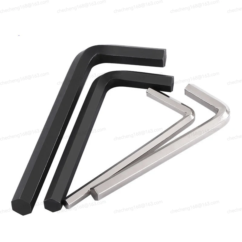 1~10Pcs Hex Wrench 0.9/1.27/1.5/2/2.5/3/4/5/6/8mm Silver/Black Mini L Shaped Hexagon Allen Key Set Bicycle L Handle Wrench