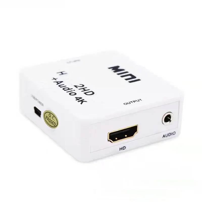 Konwerter Mini Audio HD 1080P Ekstraktor audio Przełącznik adaptera do laptopa PC HDTV — zdjęcie 4