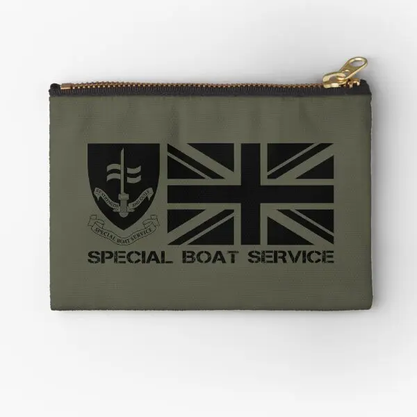 Sbs Special Boat Service Symbol  Zipper Pouches Money Packaging Men Socks Panties Women Coin Underwear Pure Key Cosmetic Storage