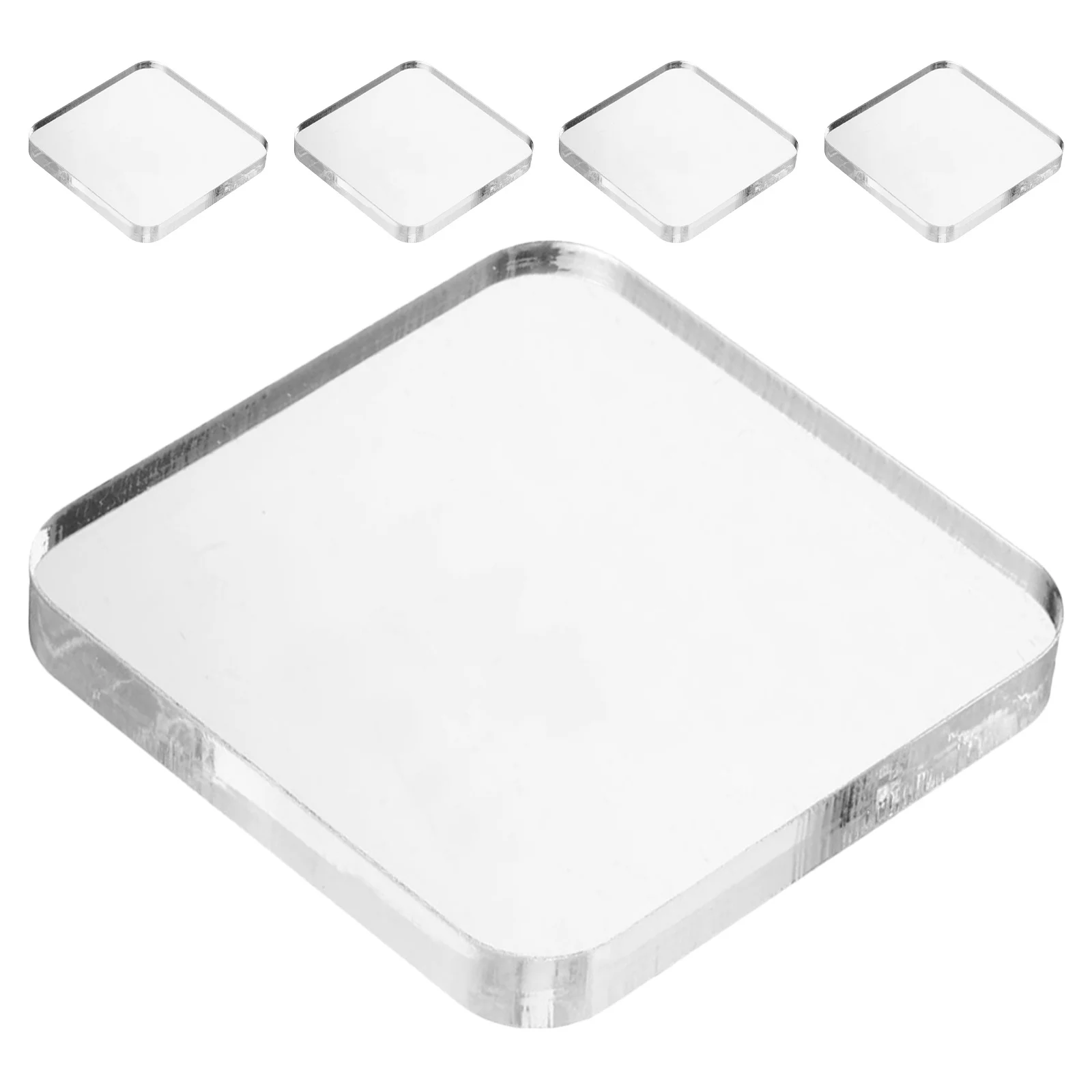 5 قطع من الفنون والحرف اليدوية للأطفال لصنع كتل الطوابع من الأكريليك الشفاف وأدوات تزيين القصاصات #1