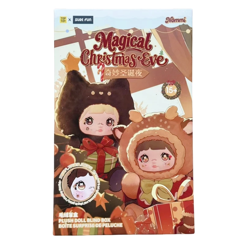 

Nommi, оригинальная фигурка-сюрприз, слепая коробка, модель игрушки, плюшевый лось, кролик, медведь, Санта-Клаус, Рождественская коллекция, детский подарок