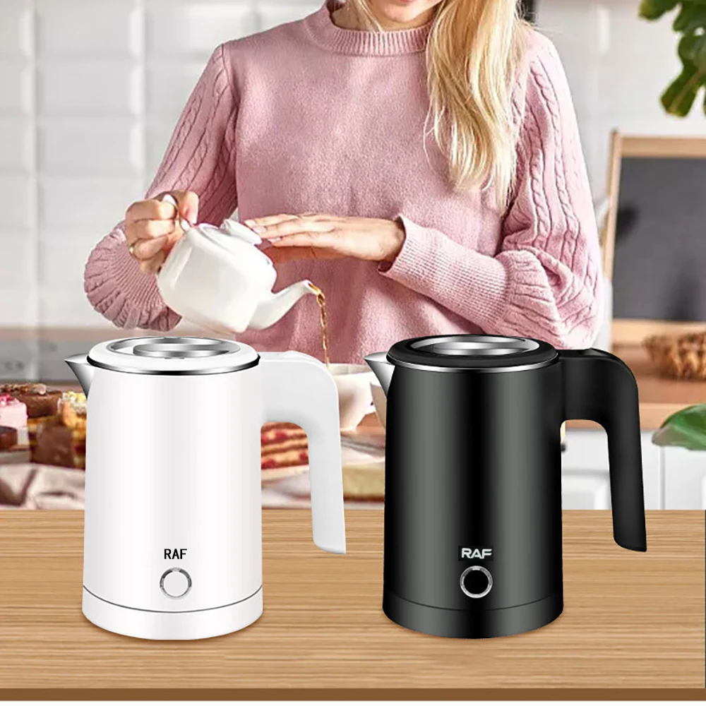 Travel Electric Kettle Tea Coffee 0.8L Stainless Steel Portable Water Boiler Pot For Hotel Family Trip Kitchen Smart Kettle Pot