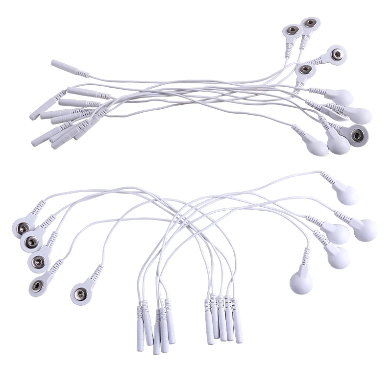 3.5mm to 2.0mm Jack Short Cable Adapter for Muscle Stimulator Massage Therapy Electrode Wires Machine Use - Tieline