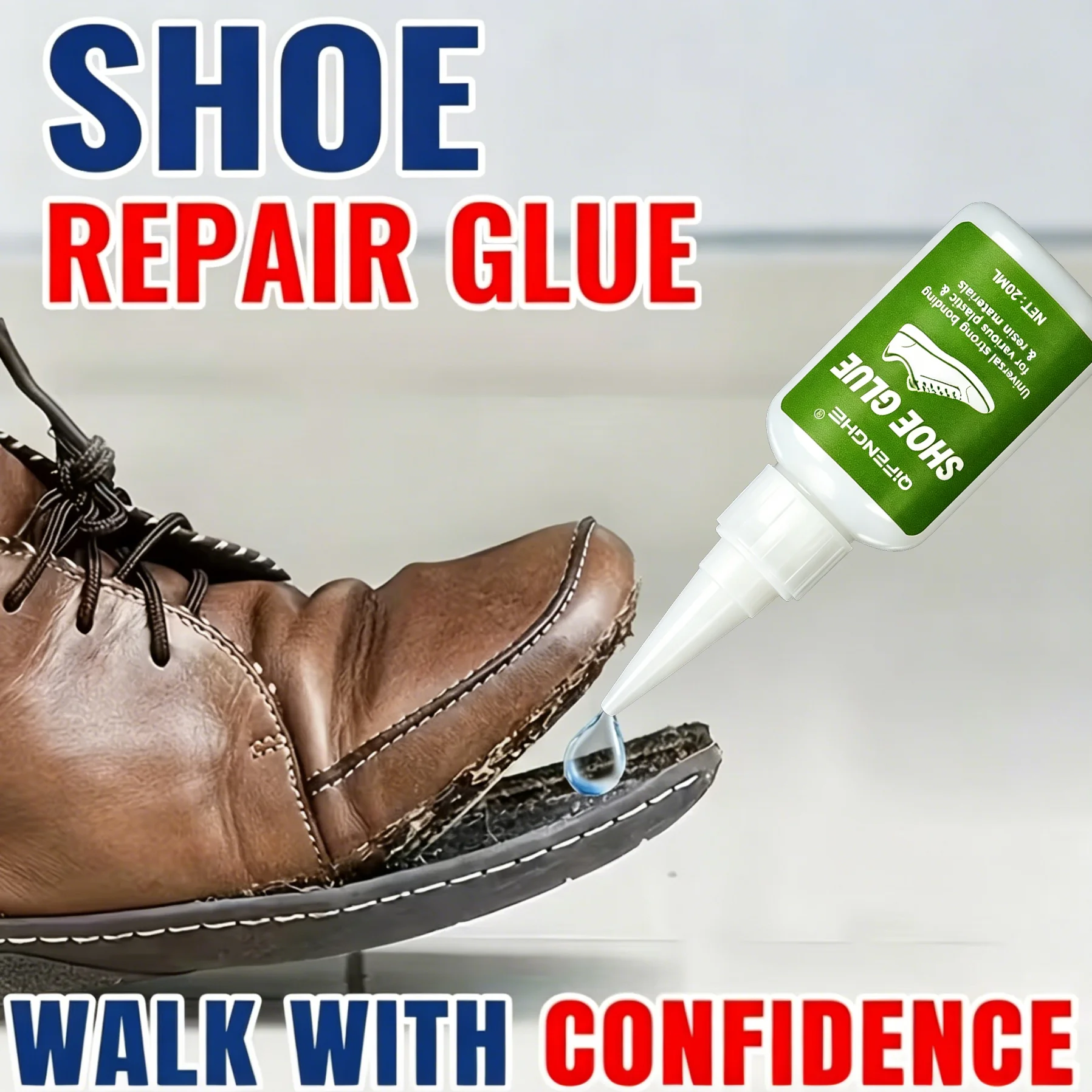 Strong Shoe Repair Glue | Quick-Drying, High-Temperature Durable Adhesive, Suitable for Sports Shoes, Boots, and Various Items image 2