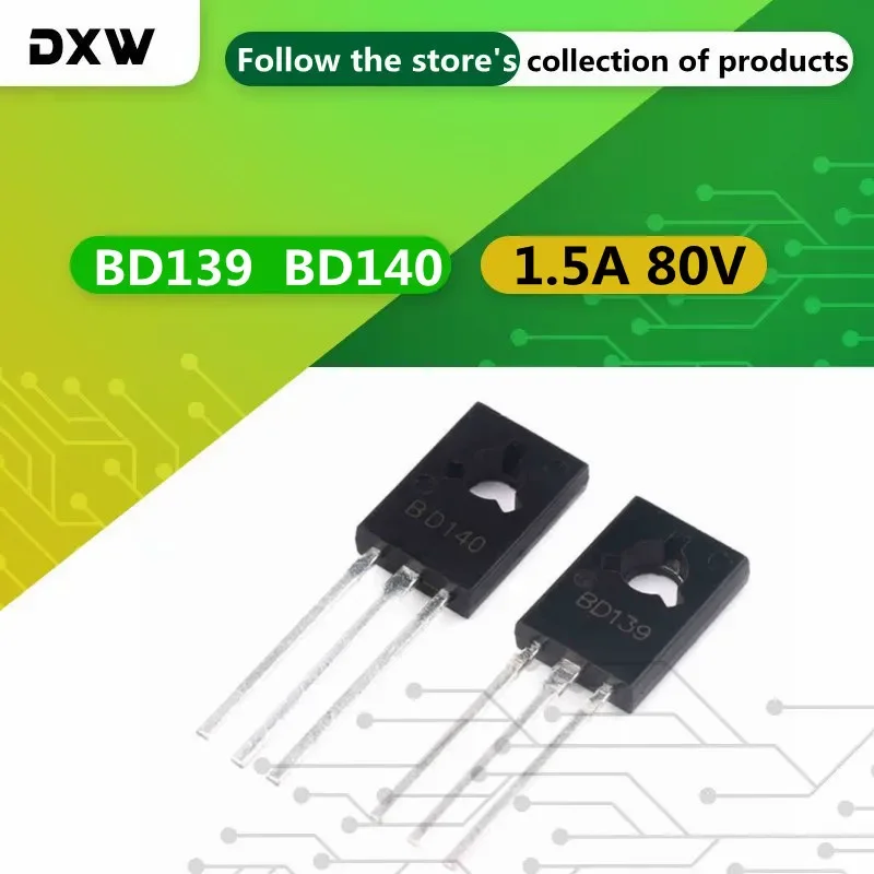 20PCS BD139  BD140 1.5A 80V  TO126 New Crystal Triode