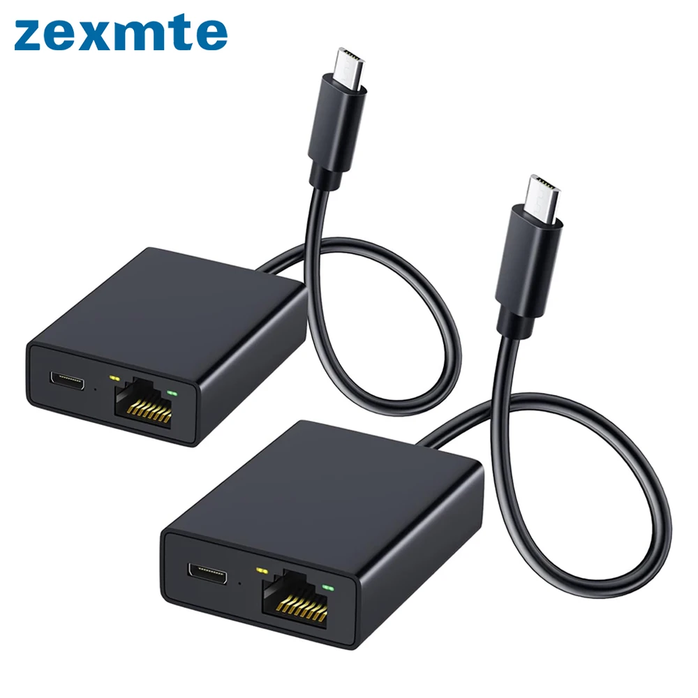 

Zexmte Ethernet Adapter for Fire TV Stick 4K Micro USB to RJ45 100Mbps Network Card for Google Home Chromecast Ultra Audio Etc