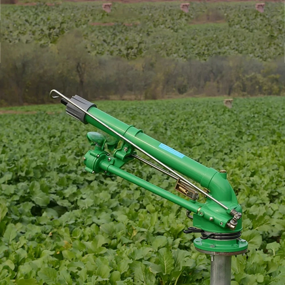 Agricultural irrigation arm spray gun turbine irrigation artifact agricultural sprinkler automatic rotating arm spray nozzle