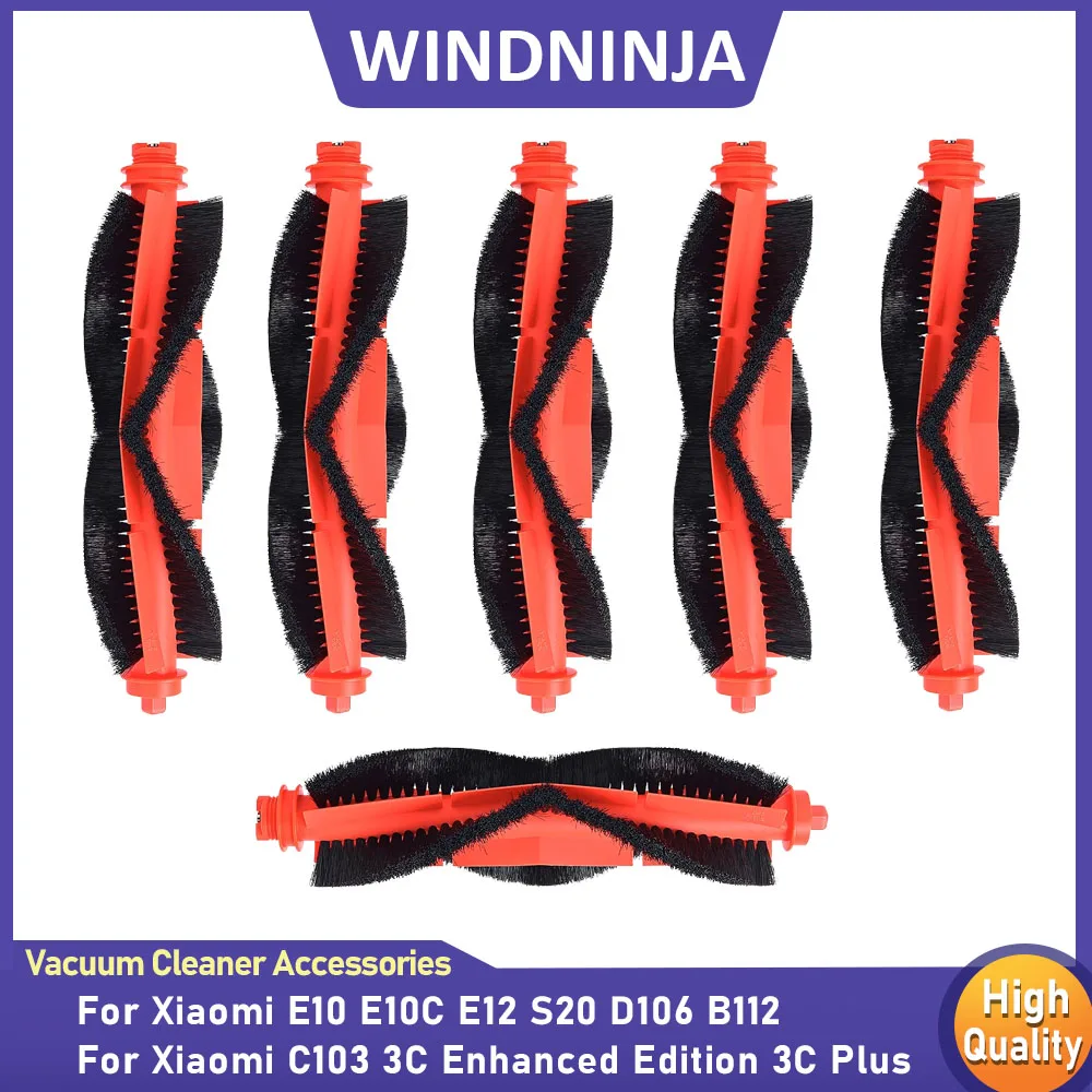 Rollenbürste für Xiaomi E10 E10C E12 S20 D106 B112 C103 3C Enhanced Edition 3C Plus Sweep Robot Ersatzteile für die Hauptbürste