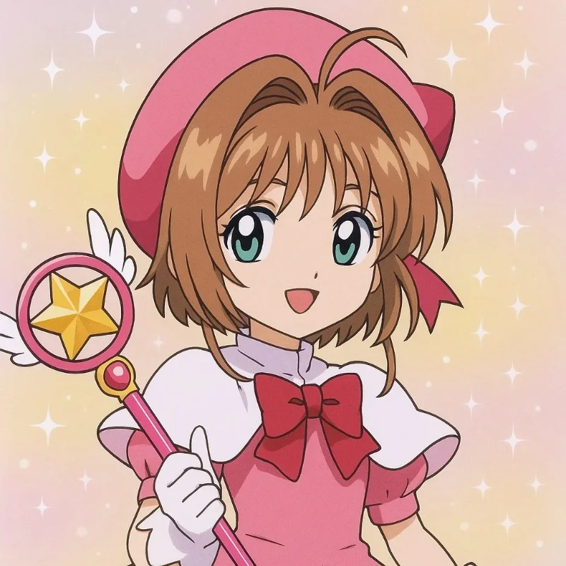 

22cm Card Captor Sakura Kero-Chan Kinomoto Sakura Kero-Chan Wand Ver. Pvc Action Collectible Model Toys Doll Gift