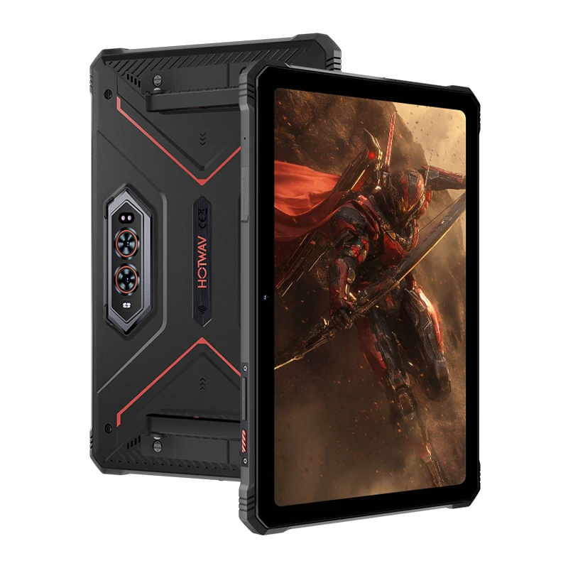 HOTWAV R9 Ultra 5G Rugged Tablet 20080mAh Massive Battery 20W Fast Charging Android 15 Pad 11'' FHD+ 2K Display 8GB RAM 512GB ROM/2TB Expansion 64MP+16MP+20MP Night Vision Tablet PC With Stylus Pen, OTG/GPS