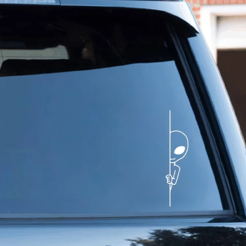 ملصق سيارة بالأبيض والأسود ، ملصقات فينيل ، ضد الماء ، قابل للإزالة ، تلقائي ، نافذة ، جسم ، مصد ، سباق ، خوذة ، ديكور مضحك #3