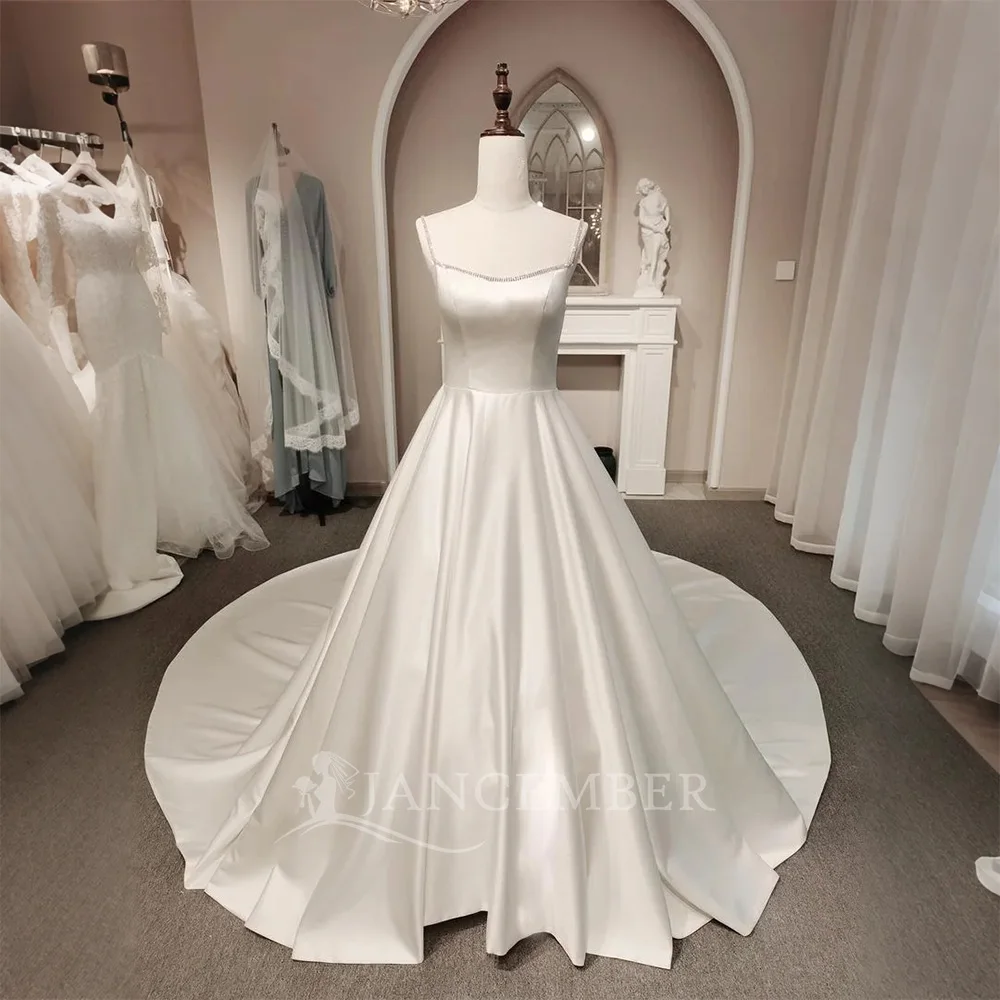 Chiffon Boho Bohemian Spaghetti Straps Wedding Dress with 2026 Backless Bridal Gown Women vestidos de novia boda Customized