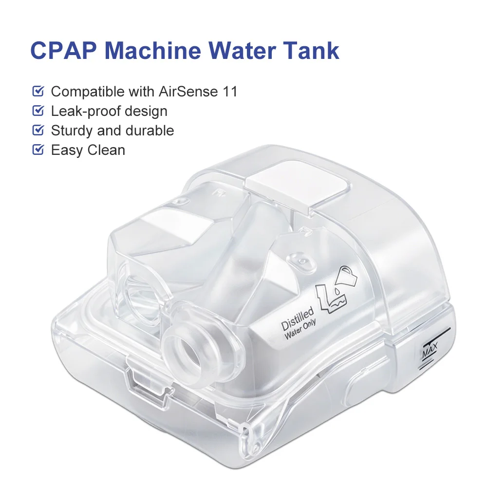 S11 Water Chamber for Airsense 11, CPAP Replacement Part Integrated Seamless Seal Moisturizing Humidifier Tank Water Tub