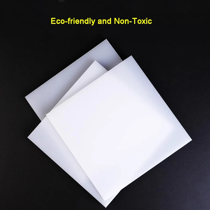 1-4 قطعة سميكة 1-50 مللي متر الأبيض ورقة البولي بروبلين PP لوحة البلاستيك مجلس الصلب مجلس حجم 50x50 مللي متر 60x60 80x80 50x100 مللي متر 100x100 مللي متر