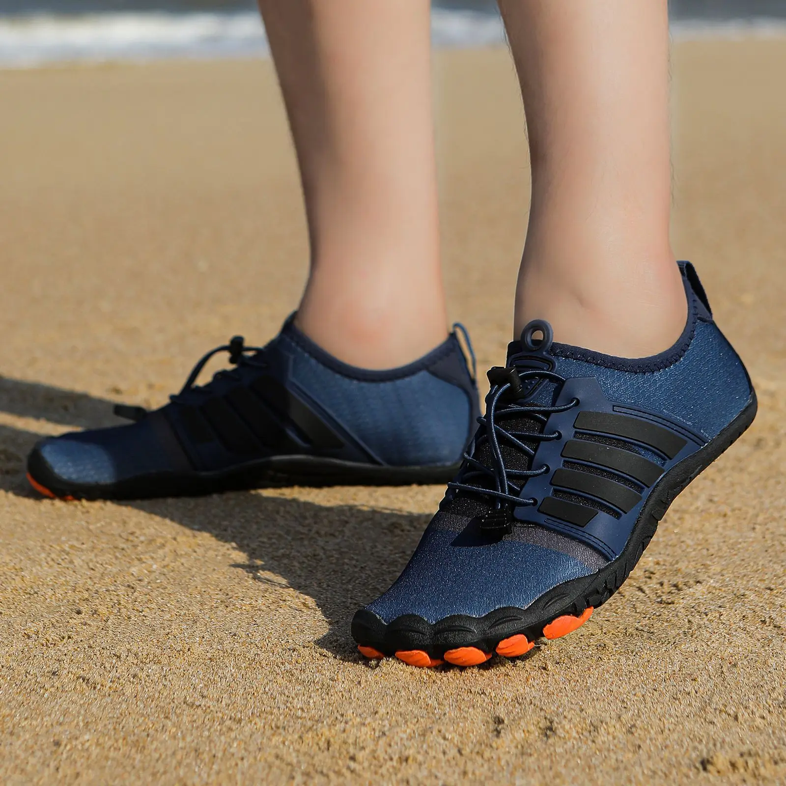 

2023 Summer Five Fingers Water Shoes Women Men Quick Drying Swim Beach Aqua Shoes Fitness Sports Sneakers