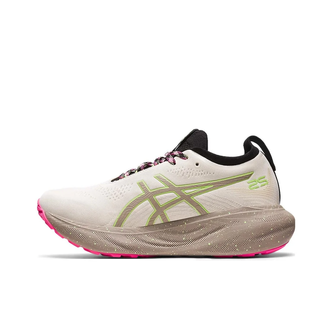 

Asics Gel Nimbus 25 Low Top Марафон Беговые кроссовки Женские Бежевые 1012B581-200