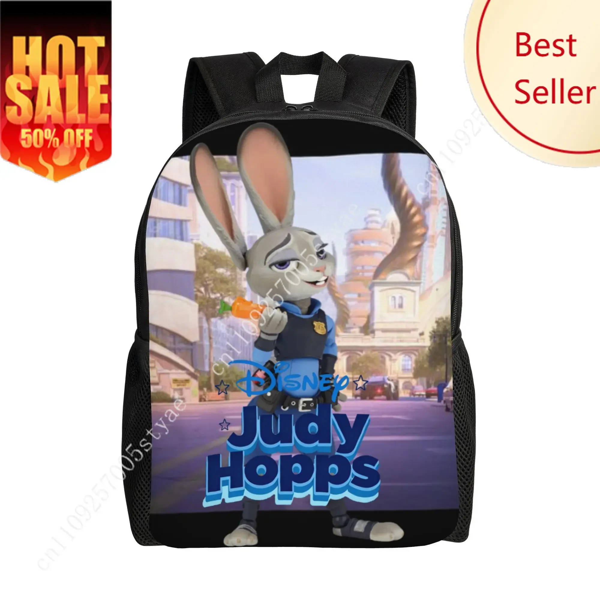 

Judy Hopps Nick Wilde Classic Backpack Disney Cartoon Decorate Fabric Bag Design Your Photo Logo Text Party Holiday Custom Gifts