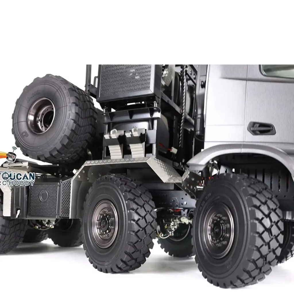 

1/14 JDM-189 8x8 Tonnage Heavy Tow RTR Truck Metal RC Off-road Tractor W/ Differential Axle 3-Speed Gearbox Sound Light System