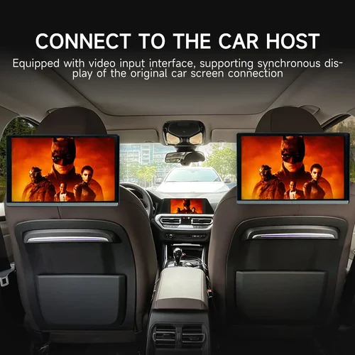 Monitor para reposacabezas de coche de 13,3/14 pulgadas, pantalla IPS Android 12 2G + 32G/4G + 64G/8G + 128G, pantalla táctil para reproductor de asiento trasero de coche, música HDMI Dual