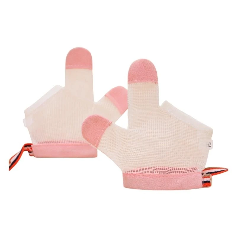 Guantes a prueba succión para bebés, manoplas diseño ajustable para bebés 6 a 24 meses
