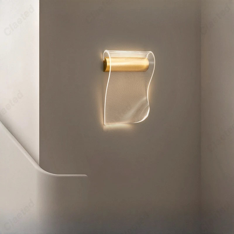 

New Modern Simple LED Living Room Background Wall Wall Lamp Corridor Bedroom Bedside Decorative Atmosphere Lighting