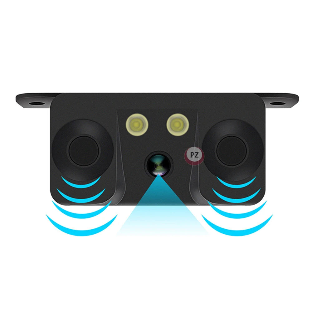 2 CH รถ Reversing Aid System 7 นิ้วหน้าจอ IPS ชุดรถบรรทุก Park Security Night Vision RV Security กล้องระบบ