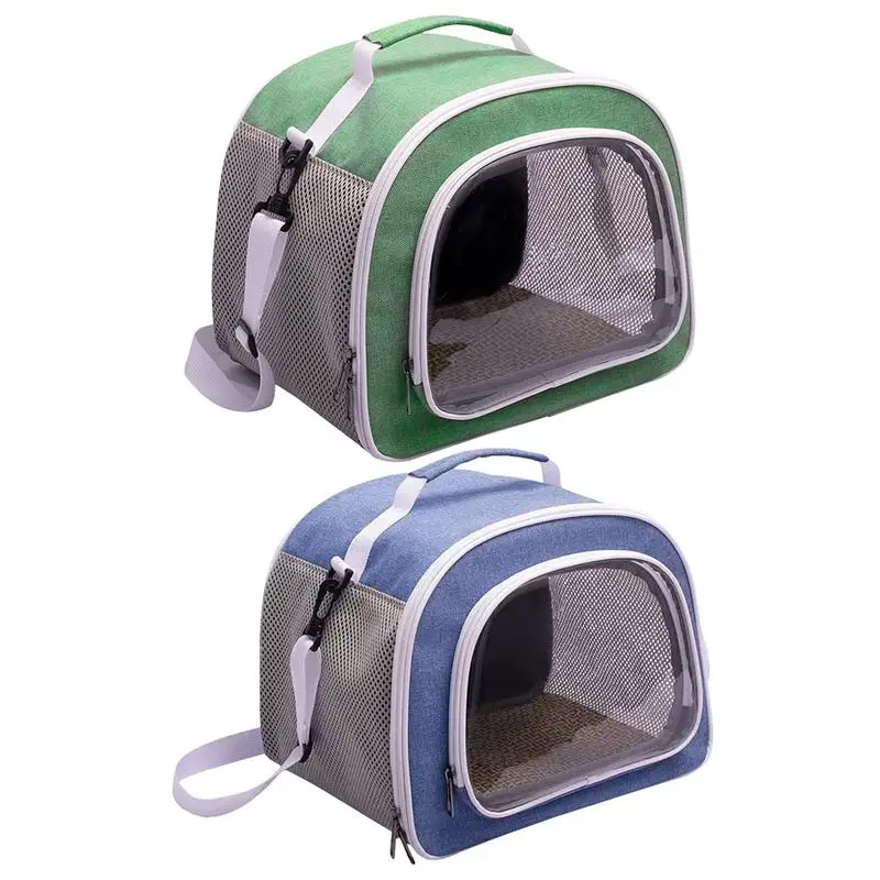 Small Pet Carrier Portable Gerbil Pouch, Carrying Sling Pouch Breathable Small Animal Carrying Bag For Squirrel and Hamster