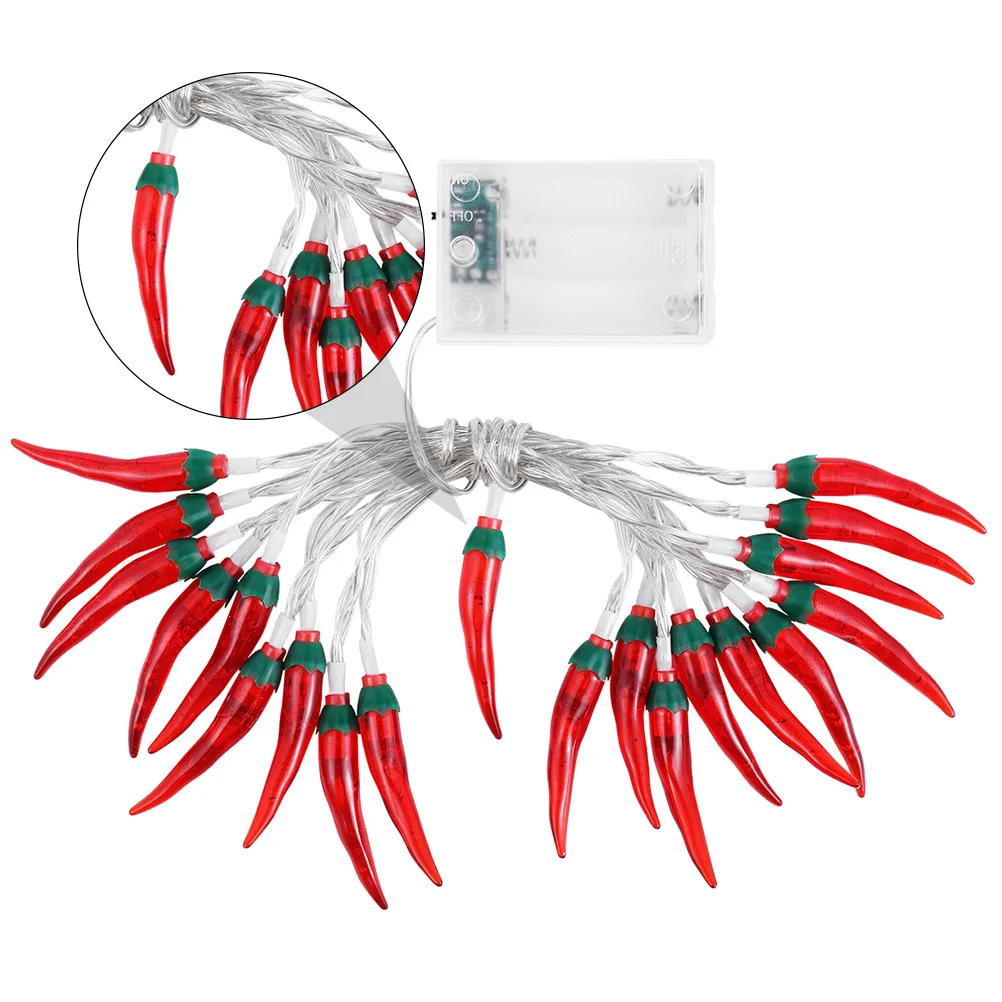 1 قطعة LED سلسلة أضواء الفلفل الحار تصميم صديقة للبيئة استخدام آمن 10 متر 80 المصابيح جو دافئ داخلي مهرجان ديكور سلسلة مصابيح #4