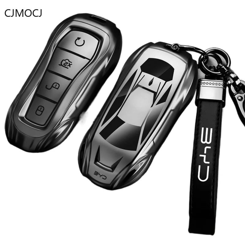 

Premium TPU Key Cover Case for BYD Sea Lion 06 DMI / EV (2025) - Protective Key Fob Shell Keybag Keychain