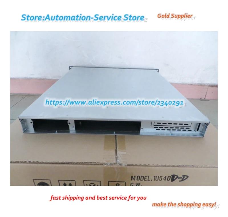 Шасси сервера промышленного управления 1U IDC Шасси сервера прицепа длиной 540 мм ATXPC