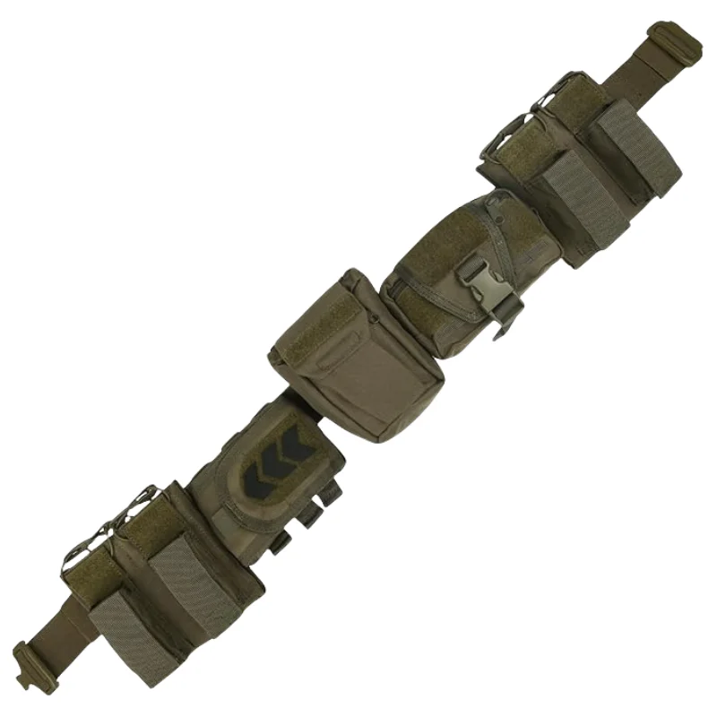 Yakeda Tactical Battle Belt 7 in 1 Airsoft Utility, 1000D Nylon Tactical Duty Belt with Mag Pouch Bag - Image 2