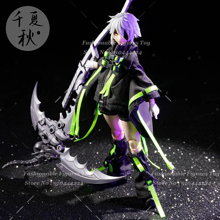 

A-006 In Stock 1/12 Female Soldier Wide Sleeve Hooded Jacket Hunting Punk Style Clothes Set Fit 6 Inch Mobile Suit Girl Body