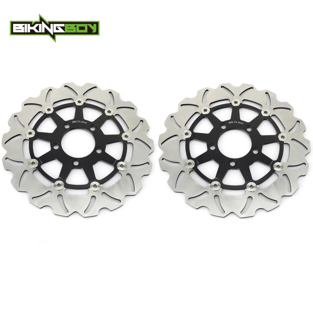 BIKINGBOY Front Brake Discs Rotors SV 1000 S / Classic 03-07 V-Strom DL 650 04 05 06 DL 1000 02-12 11 10 09 08 KLV 1000 04-07