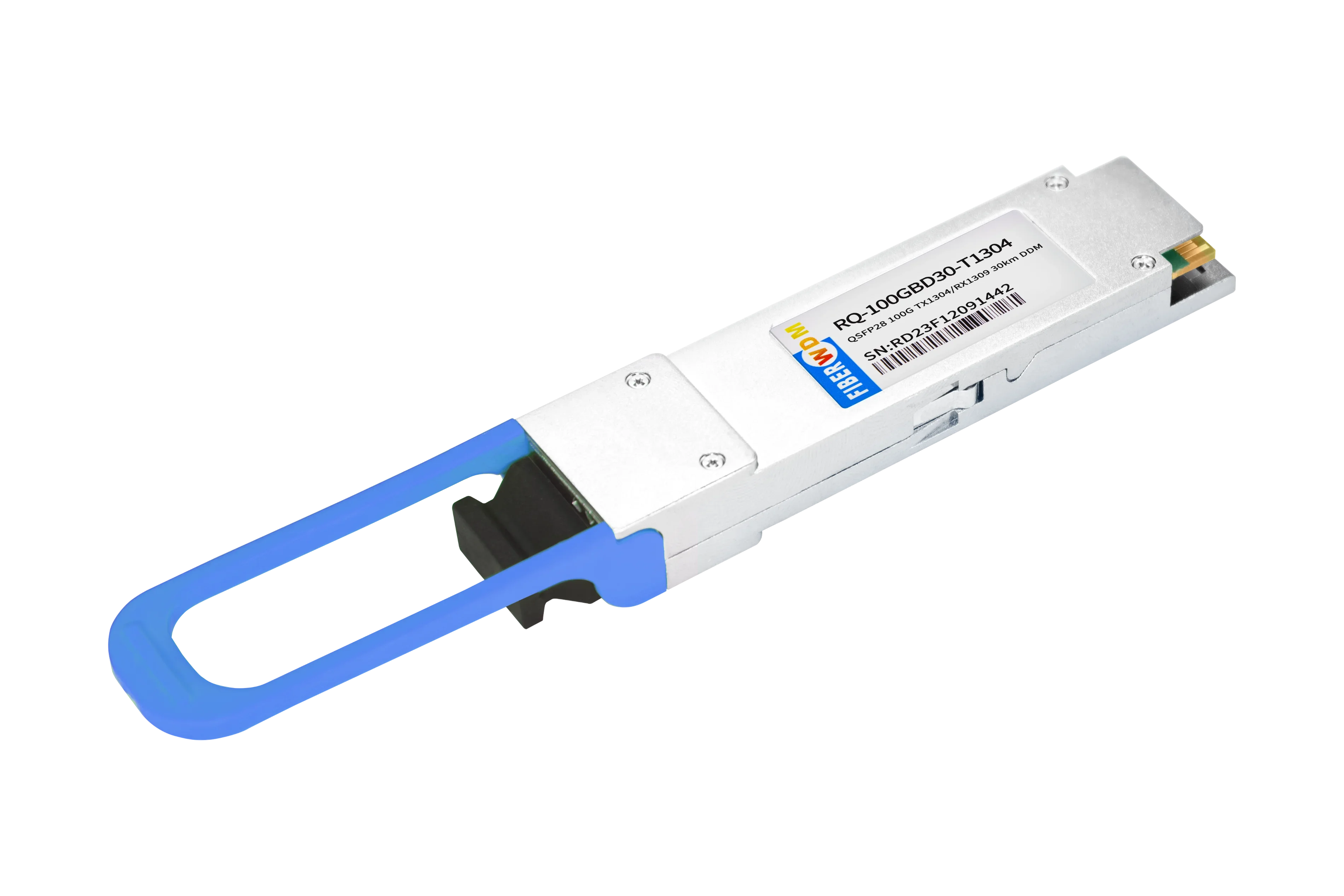 FIBERWDM 100G BIDI 30km 100g QSFP28 1304/1309nm optical fiber Transceivers for Cisco Mikrotik Huawei Mellanox Ethernet switch