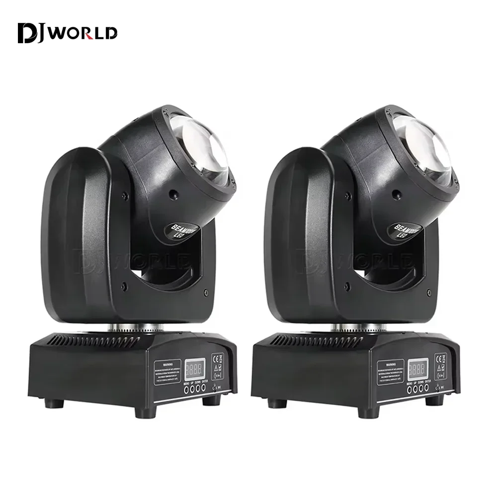 

2PCS/Set Mini 120W LED Beam Moving Head Light RGBW Spot Wash Gobo DMX Controller Super Bright Dj Disco Night Club Stage Light