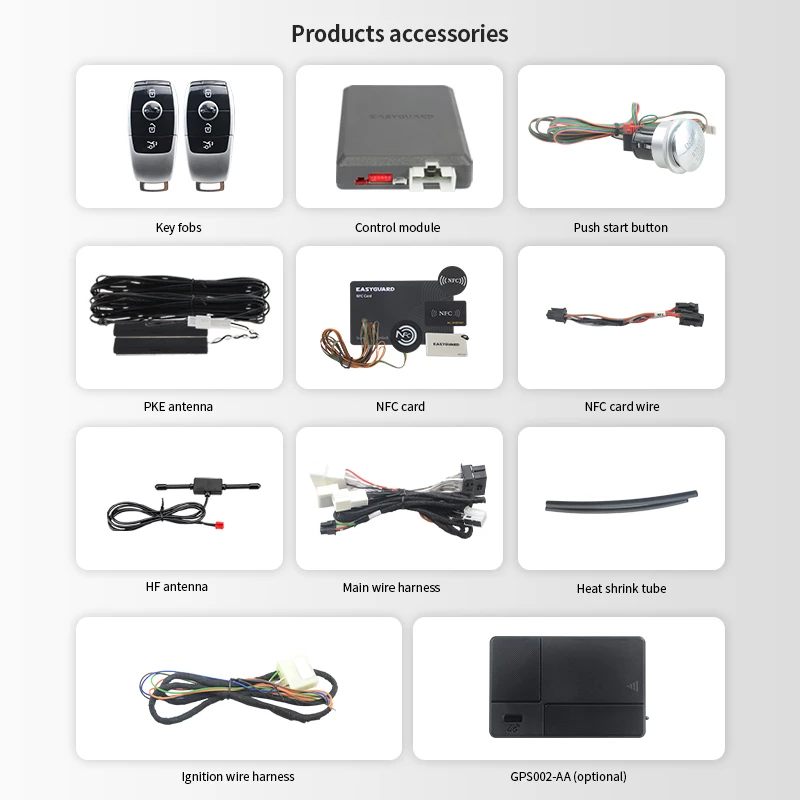 EASYGUARD التوصيل والتشغيل PKE كاتب عن بعد NFC مناسب لـ 13-15 Benz GLK/13-14 E Class W212 /12-18 CLS/12-15 SLK/16-19 SLC #4