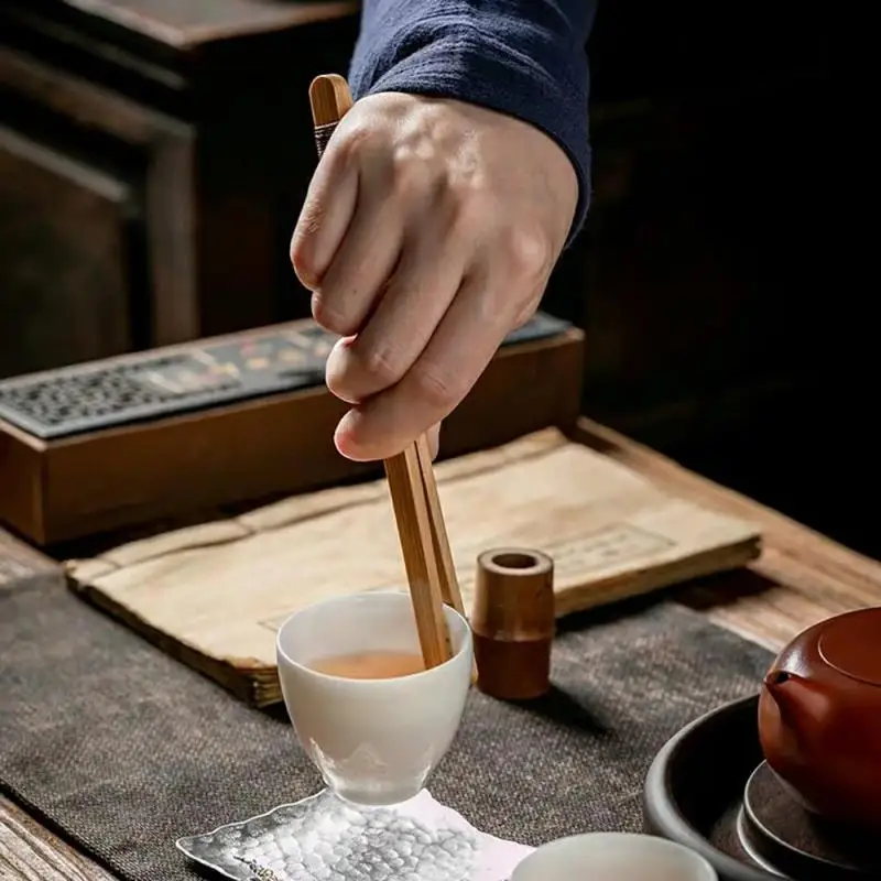 Clip Simple Safety Convenient Multipurpose Household Bamboo Durable Solid Portable Kitchen Accessories Practical Tea Set