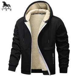 Sudadera con capucha para hombre, jersey de cuello alto, color puro, informal, para jóvenes, primavera y otoño, S-3XL