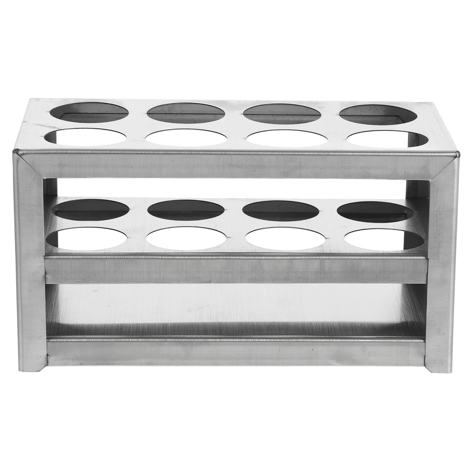 Test Tube Rack Silver Color Organizer Stainless Steel Centrifuge Metal Colorimetric Holder Storage