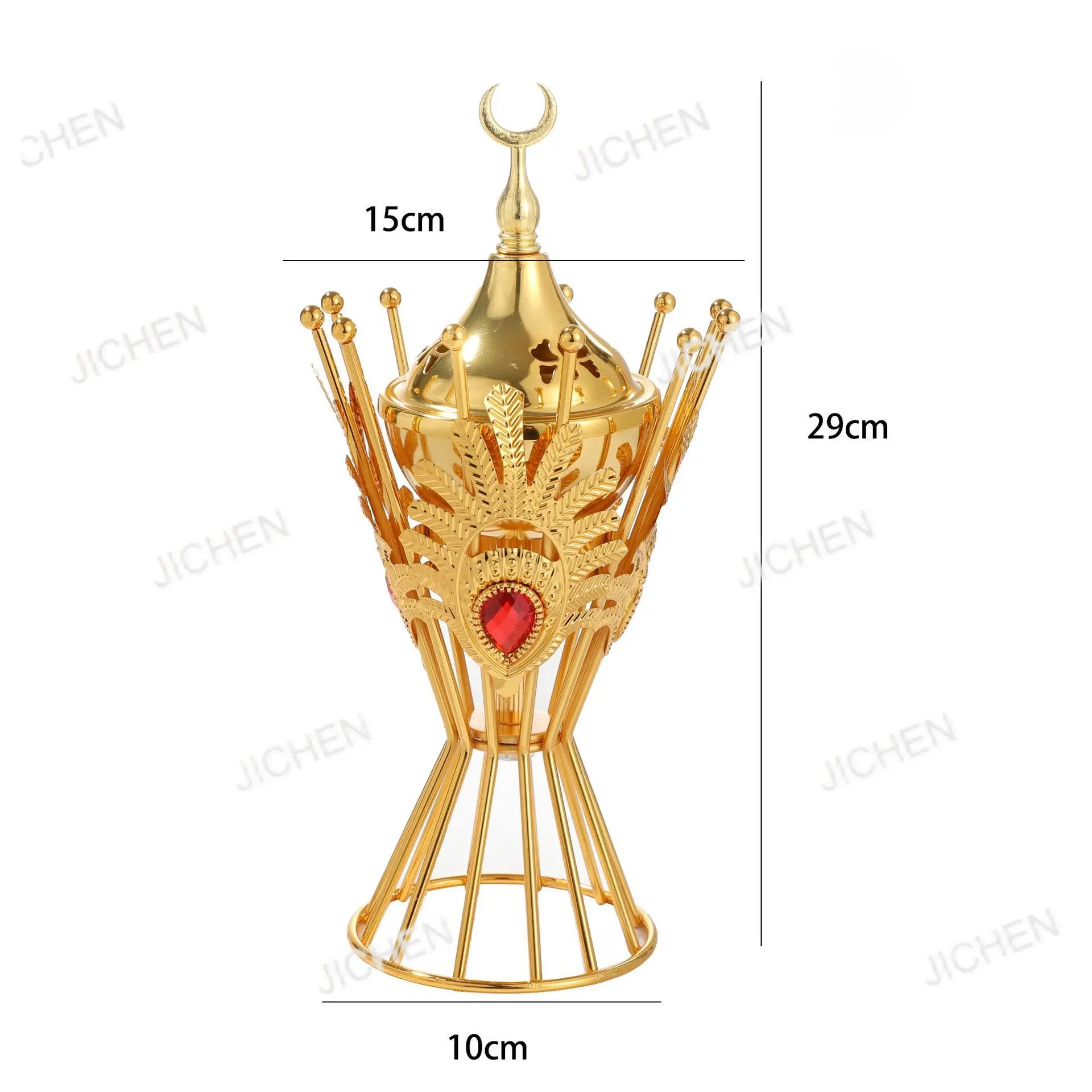 

Электролитически покрытая кованая железная аромалампа в форме цветка, декоративное изделие, ажурная курильница для благовоний для дома и гостиной